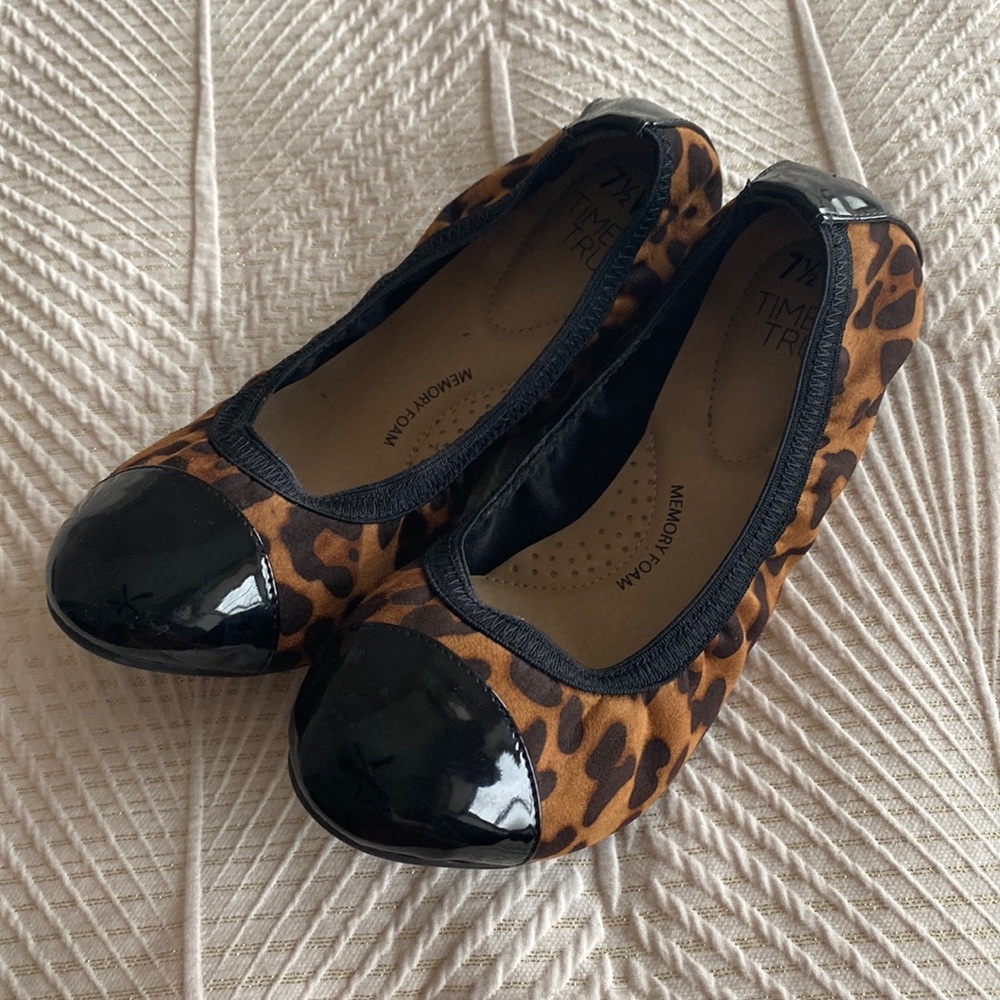 Leopard Print Flats